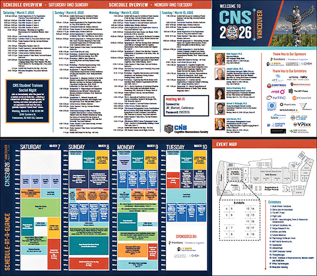 CNS 2026 Program Trifold